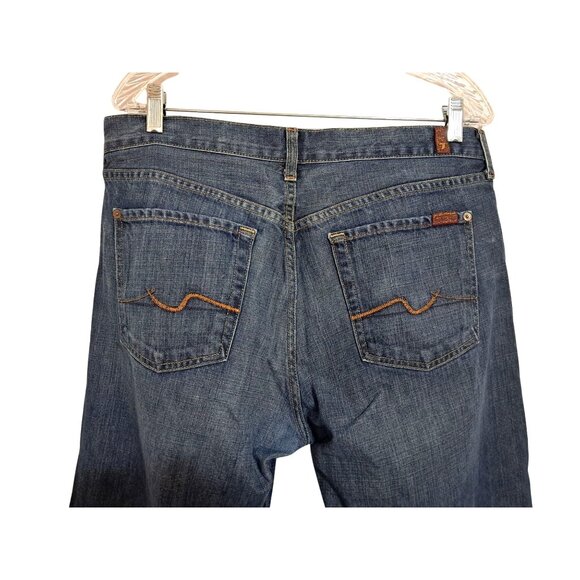 7 For All Mankind Relaxed T521R061u-061U Montana Wash Made In USA Mens 34x32 Y2K - Picture 9 of 12